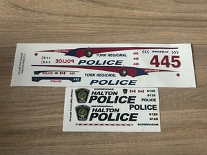 Décalcomanies Police NYPD - 31 Décalcomanies 1/43 Pour Modélisme - INTERDECAL - Décoration Modèles Réduits