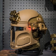 Star Wars Galac-Tac The Mandalorian Sci-Fi Helmet Mask US Army Cosplay Halloween
