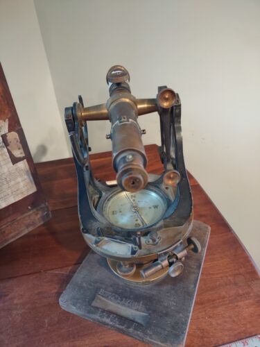 buff and buff antique surveyors transit - Picture 10 of 22