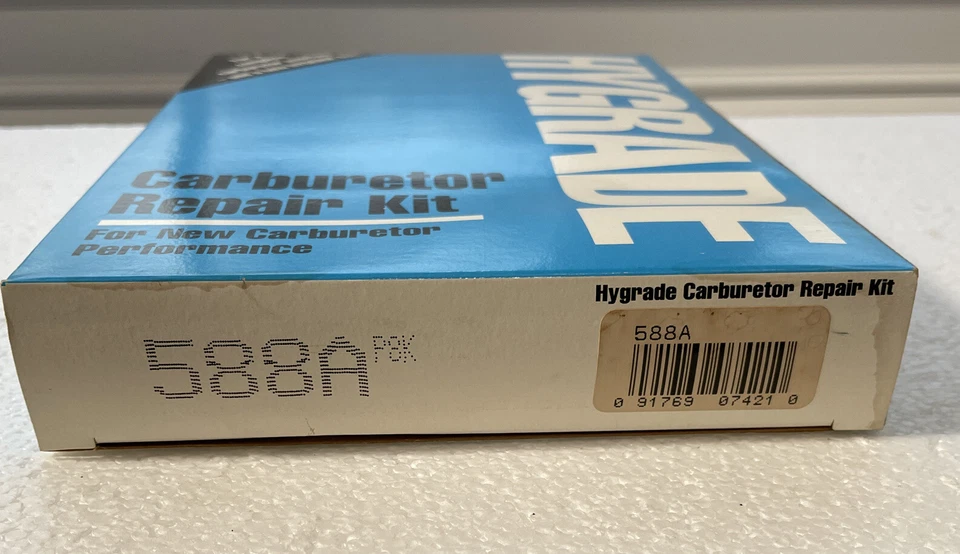 Комплект для восстановления карбюратора Hygrade 588A запечатанный пакет Buick Rochester 4BBL 4MC, 4MV - Изображение 2 из 4