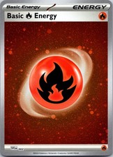 shiny basic energy pokemon card Fire [Holo] #10 Prices | Scarlet & Violet Energy Basic Energy Rarity Water Energy - S12a: VSTAR