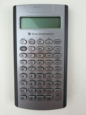 Texas Instruments TI BA II Plus Professional Advanced Financial Calculator