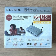 Belkin ADSL Modem High Speed Mode Wireless-G Router New Sealed