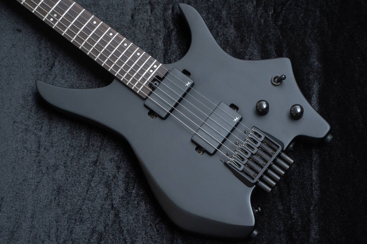 Electric Guitar HEX Guitars N400 Headless Black S/N