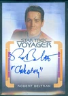 Star Trek Voyager Archives & Inscriptions Robert Beltran Inscription Auto Card