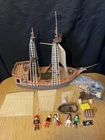 Rare Vintage PLAYMOBIL toys 3750  Pirate Ship Boat Not Complete