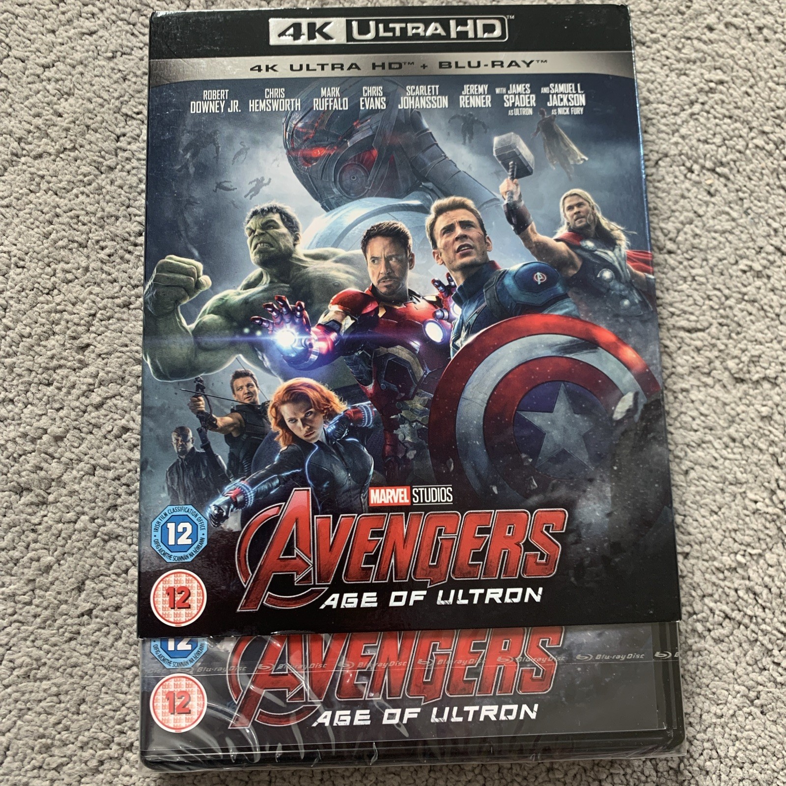 Avengers - Age Of Ultron 4K UHD Blu-ray New Sealed With Slipcover