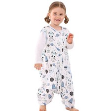 WONDAY Toddler Sleep Sack with Feet 0.5 Tog Walking, Sleeping Bag 2T 3T