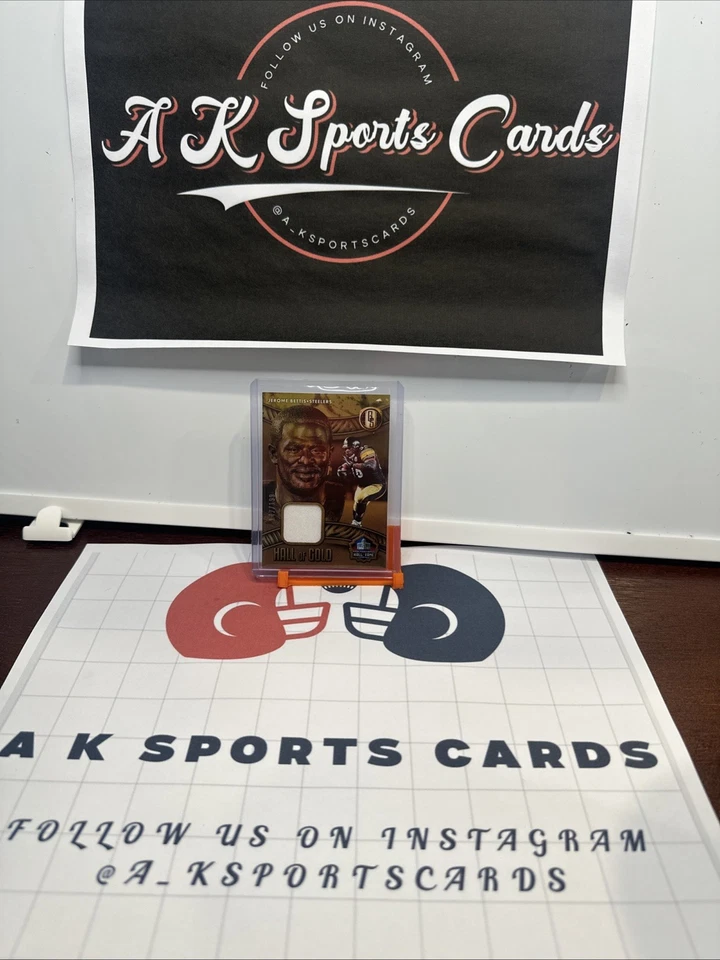 2022 Panini - Hall of Gold Jerome Bettis #HOG-JBE /199 (MEM) - Image 4 of 4