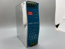 Mean Well NDR-120-24 AC/DC 5A 120W Industrial DIN Rail Power Supply