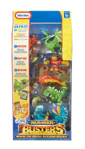 Little Tikes Numbers Busters - Action Figure Counting Game - 10 Figs & 10 Cards - 第 3/5 張圖片