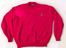 Vintage Indiana University IU Sweater Men's XL Red Knit Vantage Custom Classics