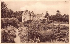 Crathes Schloss und Gärten Perthshire Schottland Postkarte um 1958