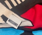 MOSCHINO - Iconic Designer Logo Wool Blend Peace + Love Heart Scarf Great Gift! — photo 5