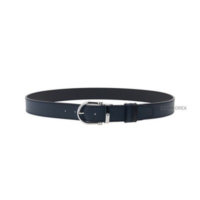 Montblanc Wendegürtel Leder schwarz blau SS25 128784 136221254