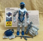 💚 GI JOE 1985 Snow Serpent - Tight Joints - No Cracks  w/ Very Good File Card