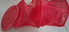 Hängendes Aufbewahrungsnetz 7Fächer rot