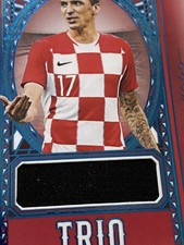 2025 Futera Unique Mario Mandzukic TFM16 Trio Game Used Patch /10