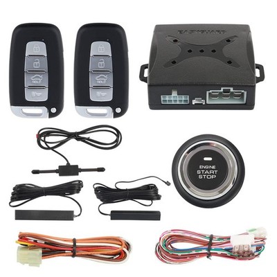 EASYGUARD EC003N-K-1 PKE Car Alarm System Proximity Lock Unlock Push Button S...