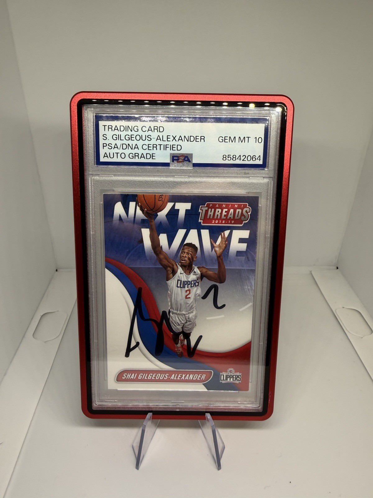 shai gilgeous alexander Rookie Auto PSA 10 (auto Grade)