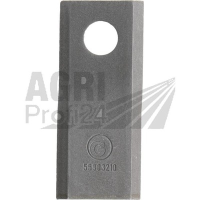 25x Klinge für Kuhn John Deere New Holland Kreiselmäher 55903210 links