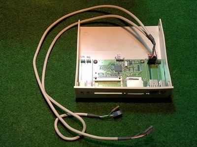 5 1/4 Pc Computer Internal Multi Card Reader Mic 1394 USB CF/MD SD/MMC SM MS