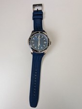Accurist mb1023n Mens Quartz Watch Blue Rubber Strap