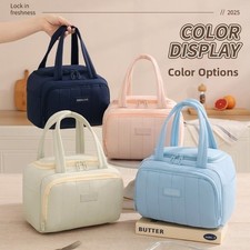 Food Storage Handbag Picnic Bag Multip-Pocket Portable Insulated Lunch Bag