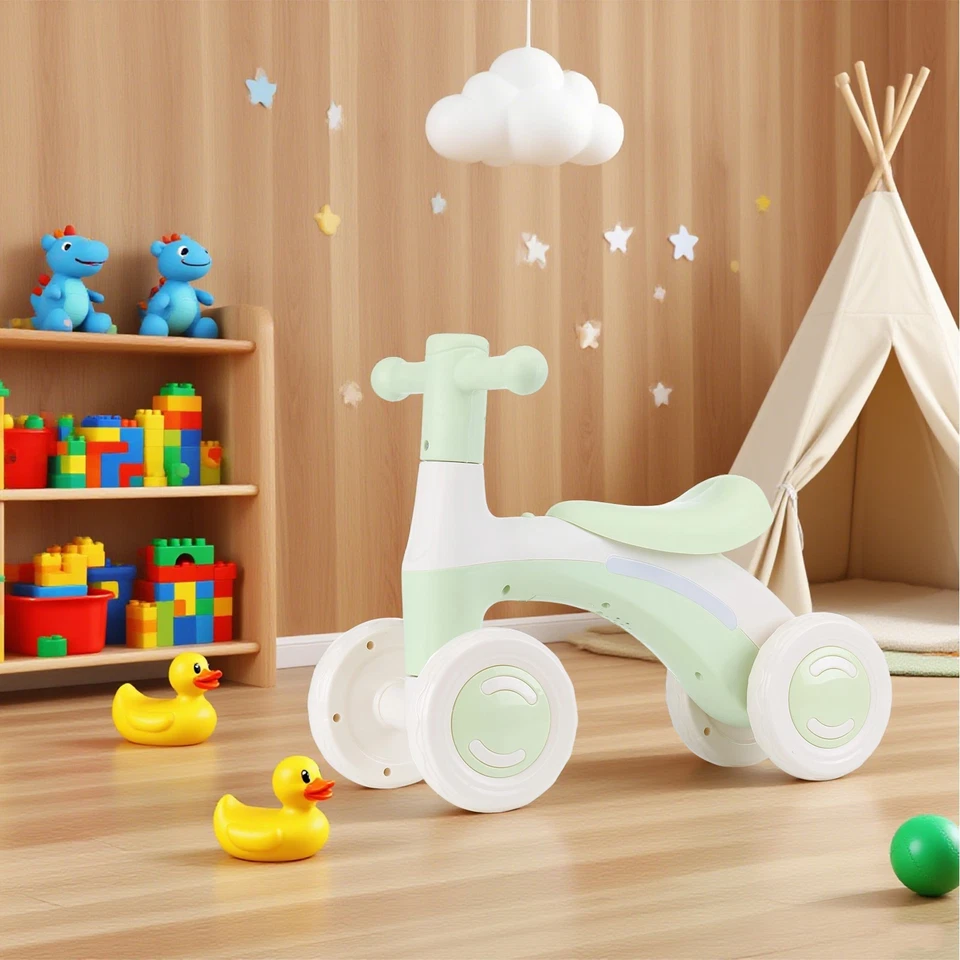 Kinder Laufrad Lauflernrad Fahrrad Kinderrad 10-36 Monate Baby Rutschrad Rosa DE - Bild 2 von 4