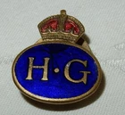 WW2 HOME GUARD WAR WORKER MILITARY BADGE GENUINE WORLD WAR II BADGE