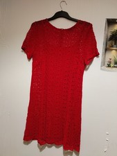 Coast Short Sleeve Red Dress Size 14