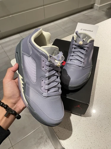 Jordan 5 Retro Indigo Haze taglia 6 UK pronto per essere spedito ??