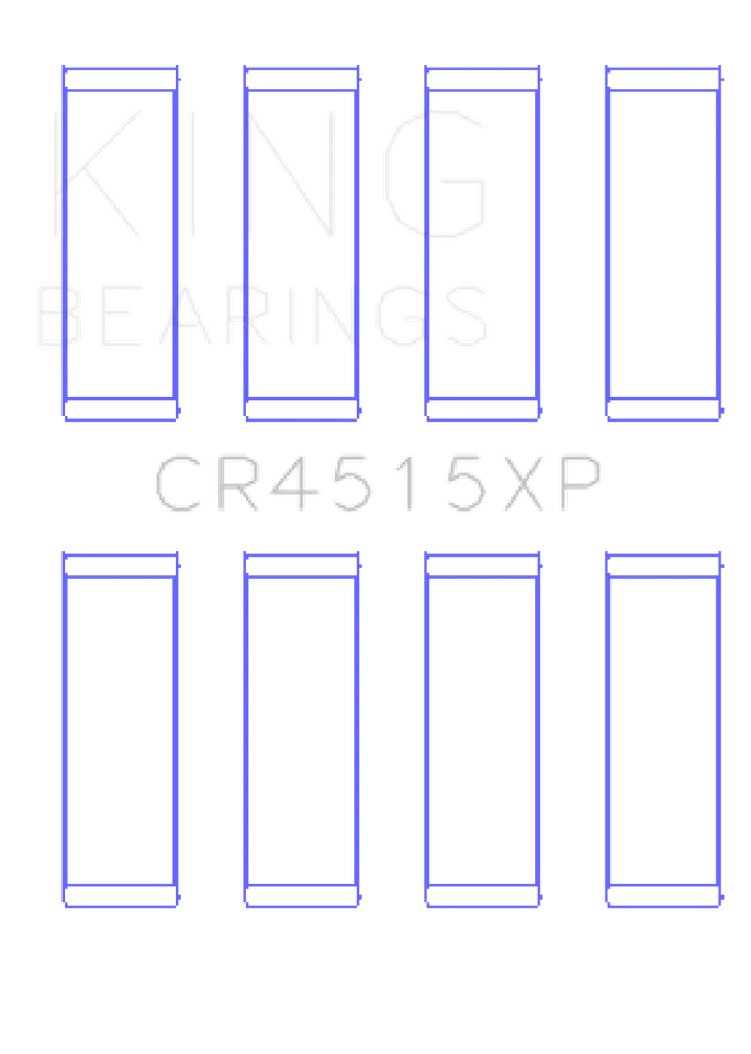 King CR4515XP XP-Series Rod Bearings for 2004–2013 Ford Focus/Mazda 3 2.0L - Image 3 of 4