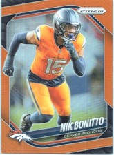 2025 Panini Prizm Orange Nik Bonitto #230 141/249