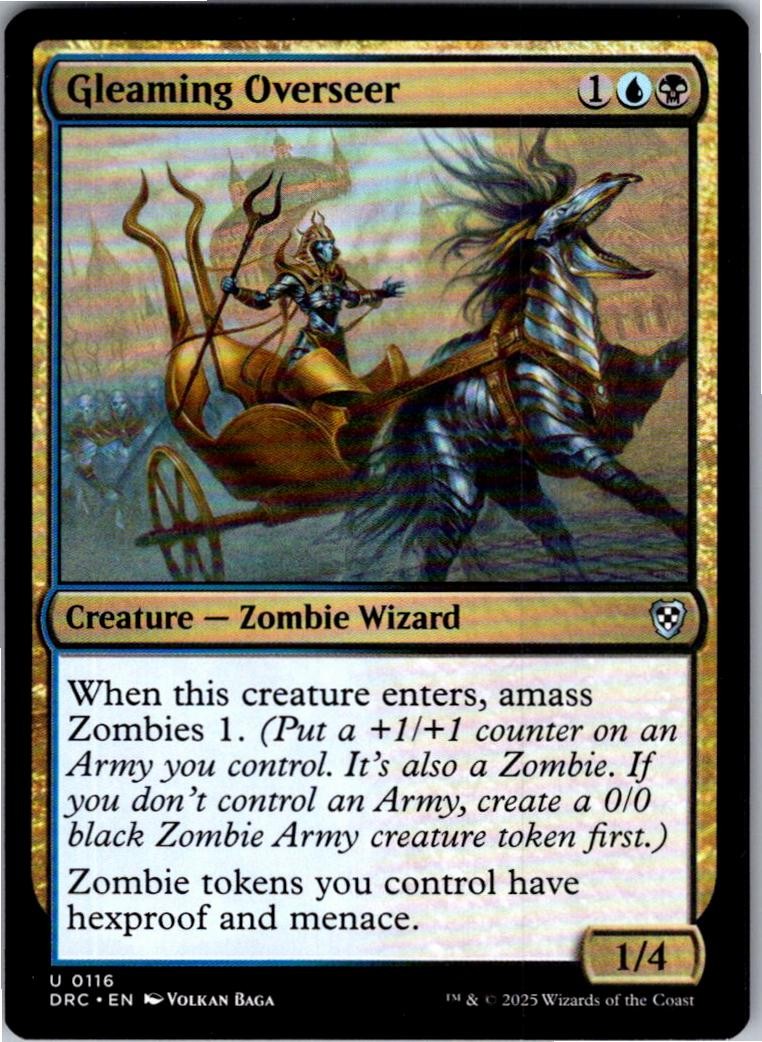 Gleaming Overseer Commander: Aetherdrift 116 Near Mint