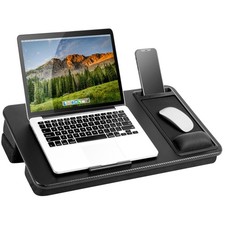 Extra Large Adjustable Lap Desk   Fits Laptops up to 17.3  , Adjustable Cushio...