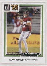 2021 Panini Chronicles Draft Picks Donruss Retro Green Mac Jones #40 7l6