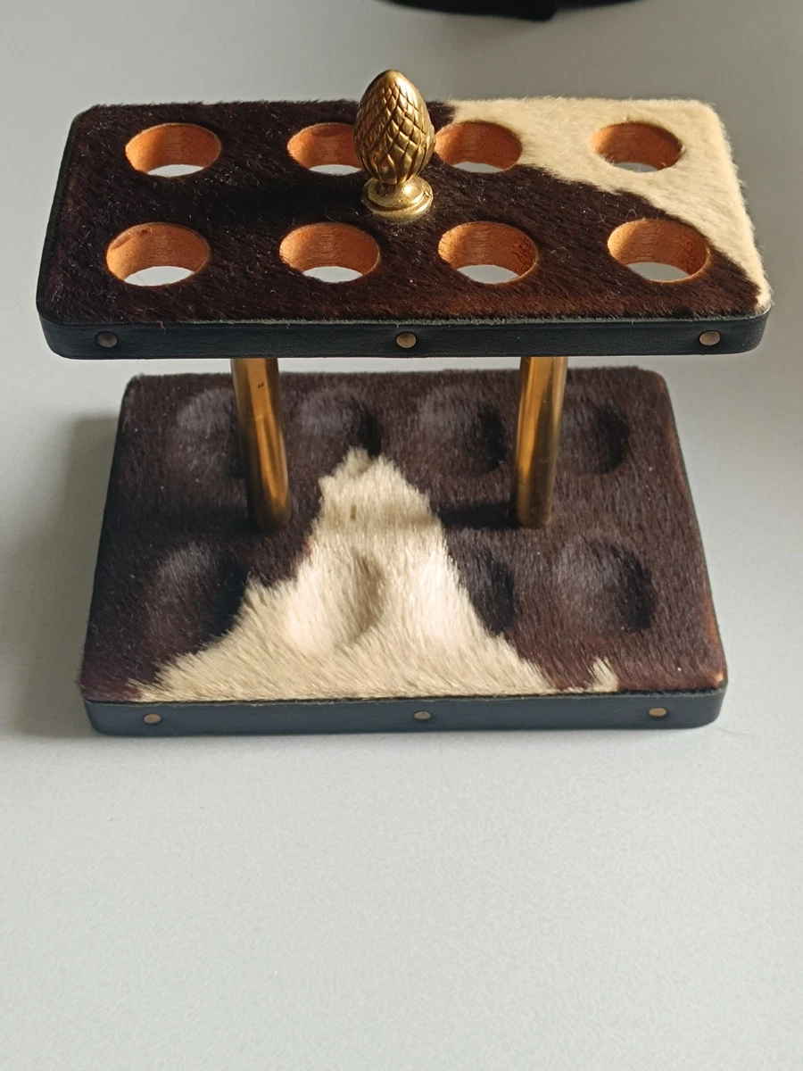 Pipe Ancienne De Collection Avec étui En Cuir – Vintage Homme