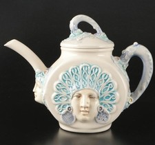 David Keyes Funk Art Fantasy Tacoma Art Pottery Teapot Figural
