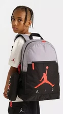 Jordan Air Jumpman Pencil Case Backpack (17L)- Black/Grey/Infrared