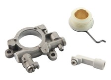 Ölpumpe mit Winkelstück für Stihl 039 MS390 MS 390 Antrieb Ölschnecke Kettensäge