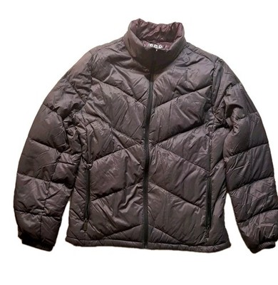 London Fog Down Puffer Jacket Women's Medium Full Zip Packable 