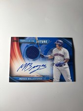 Chicago Cubs 2024 Moises Ballesteros Rookie Patch Auto /150 Topps Pro Debut