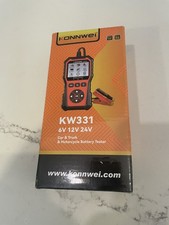 KW331 Car Battery Tester with Cloud Printing 10-2000CCA 6/12/24V Lead-Acid, A...