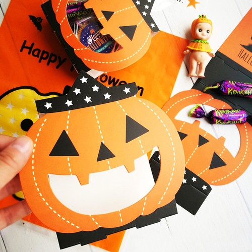 Ghost Halloween Paper Bag Party Supplies Gift Box Candy Box Favor Boxes - Picture 7 of 11