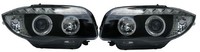 BMW 1Er E81 E82 E87 E88 Schwarze Angel Eyes DRL Projektor Scheinwerfer DRL