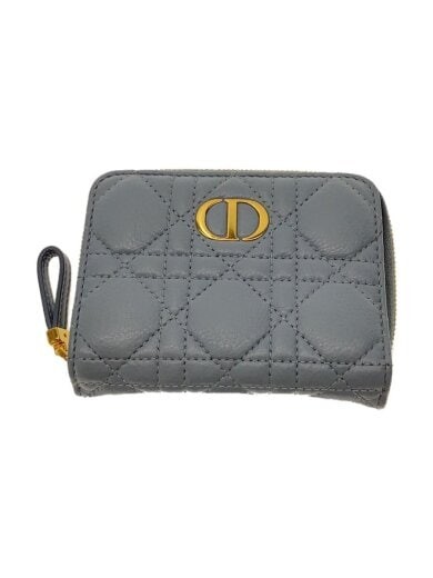 Christian Dior Dior Caro Scarlet Leather Wallet in Blue for Women S5032UWHC M81B