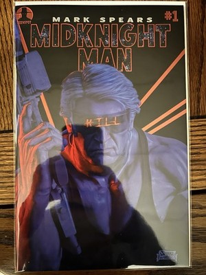 Mark Spears MidKnight Man #1 Exclusive Cyborg 6000 Spotfoil NM