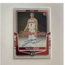 Panini 2024-25 Donruss Optic Nikola Đurišić Rookie Autograph Hawks #SS-DJU