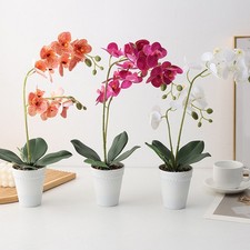 Faux zwei Stiel Orchidee Gesteck für Hochzeiten und stilvoll für Wohnkultur